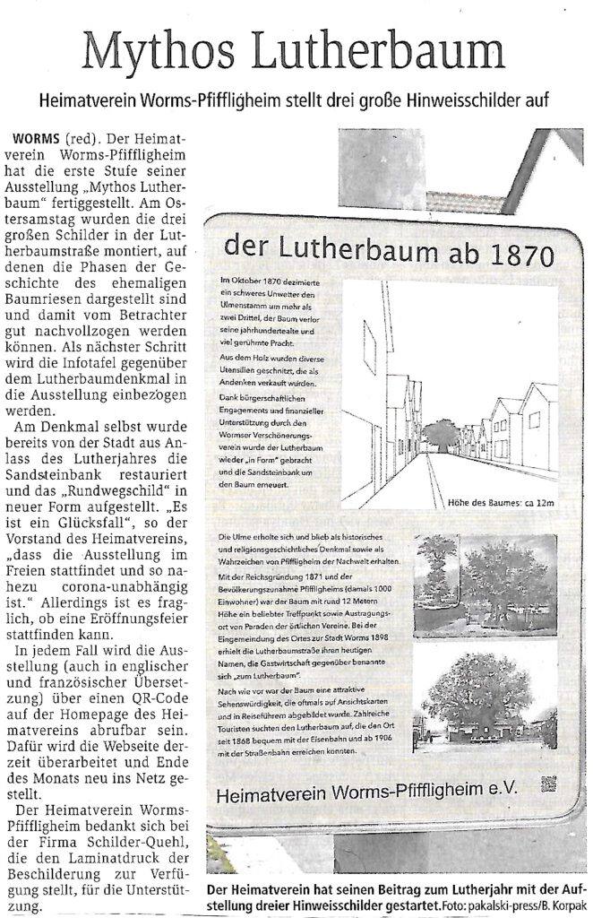 Mythos Lutherbaum