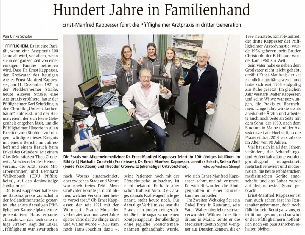 Hundert Jahre in Familienhand