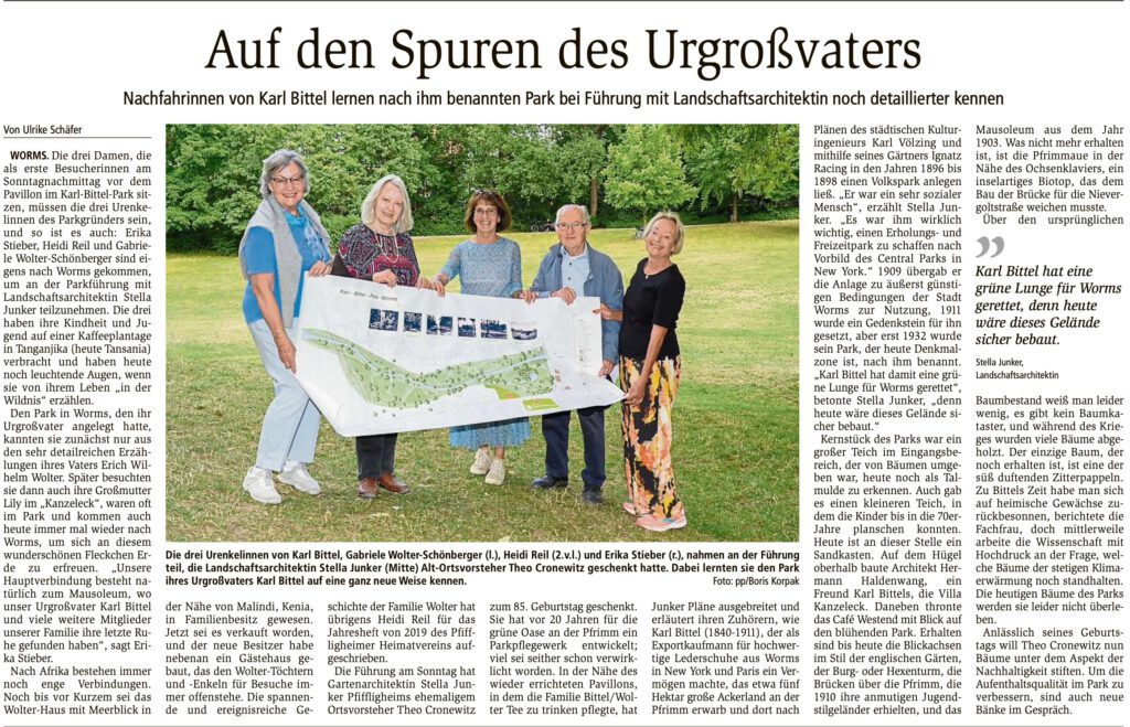 Auf den Spuren des Urgroßvaters